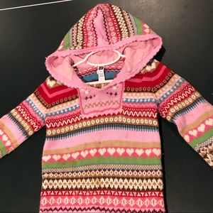 Little girls hoodie sweater